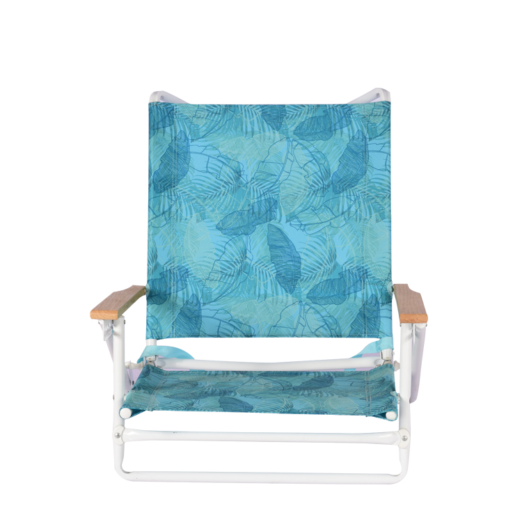 Folding Beach Chair With Adjustable Backrest