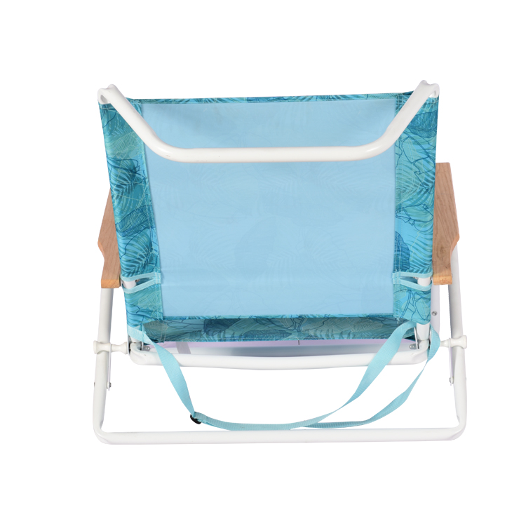 Folding Beach Chair With Adjustable Backrest