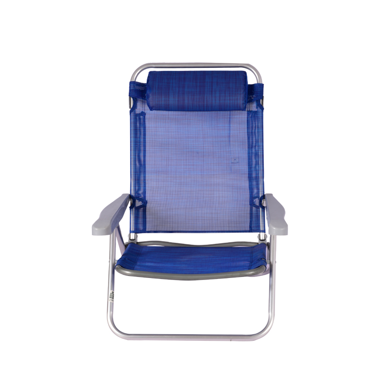 Folding Beach Chair With Adjustable Backrest