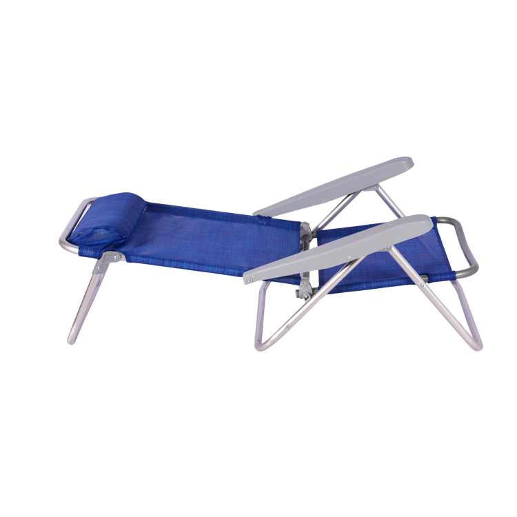 Folding Beach Chair With Adjustable Backrest