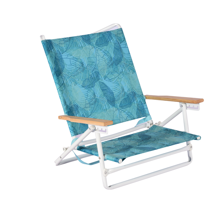 Folding Beach Chair With Adjustable Backrest