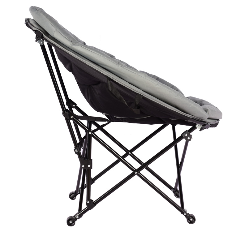 Steel Camping Folding Moon Chair