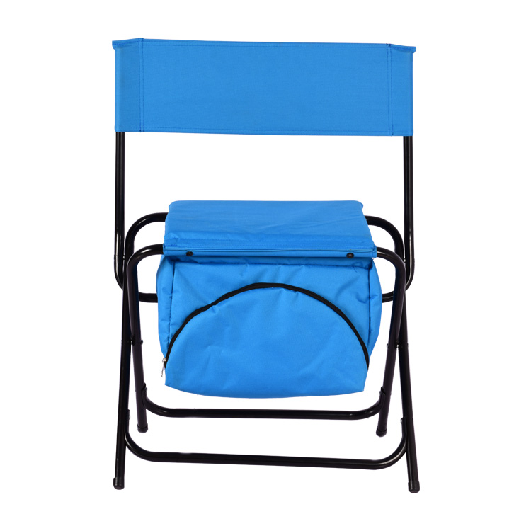 Folding Camping Stool With Cooler Bag