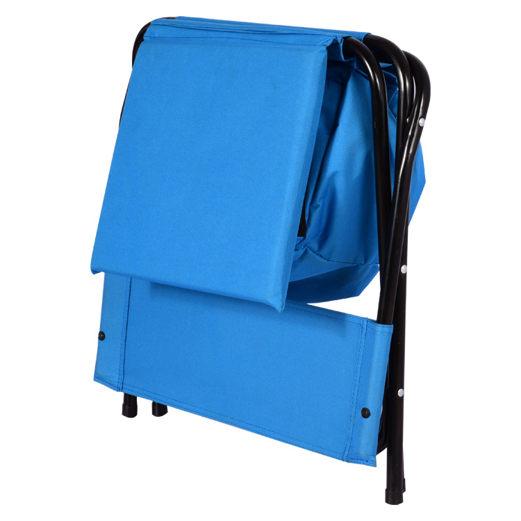 Folding Camping Stool With Cooler Bag