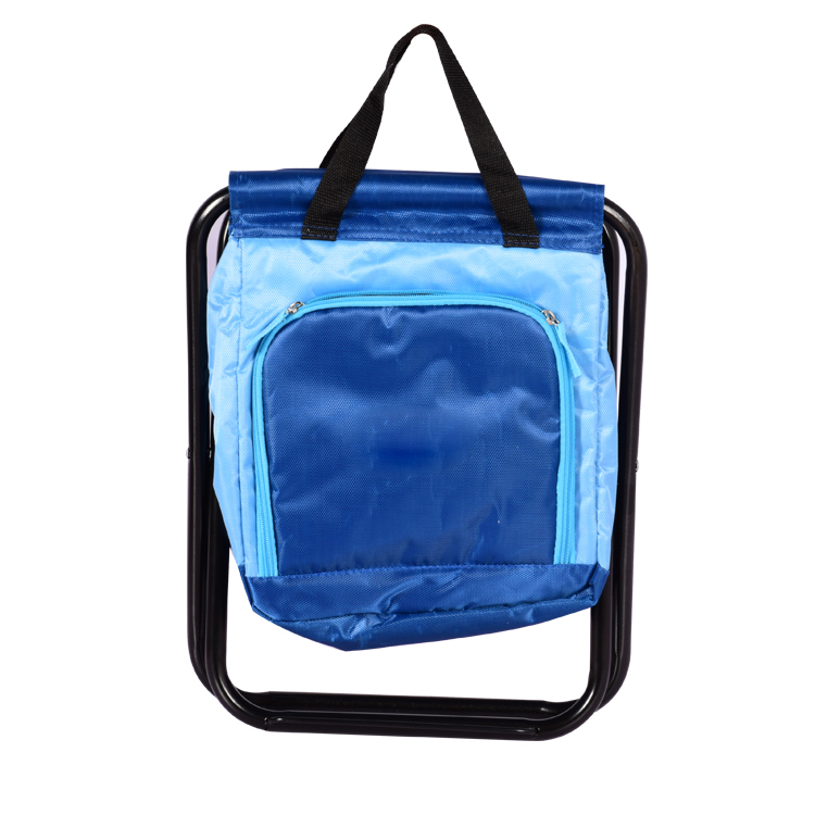 Folding Camping Stool With Cooler Bag