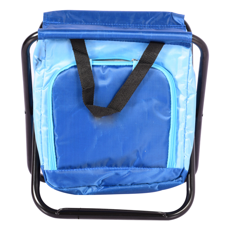 Folding Camping Stool With Cooler Bag